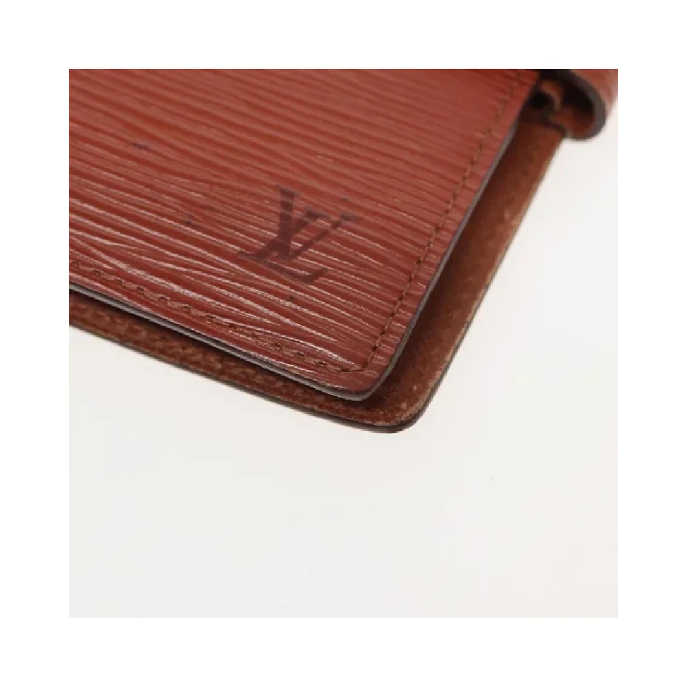 Louis Vuitton Vintage Pre-owned Leather home-office Brown Dames