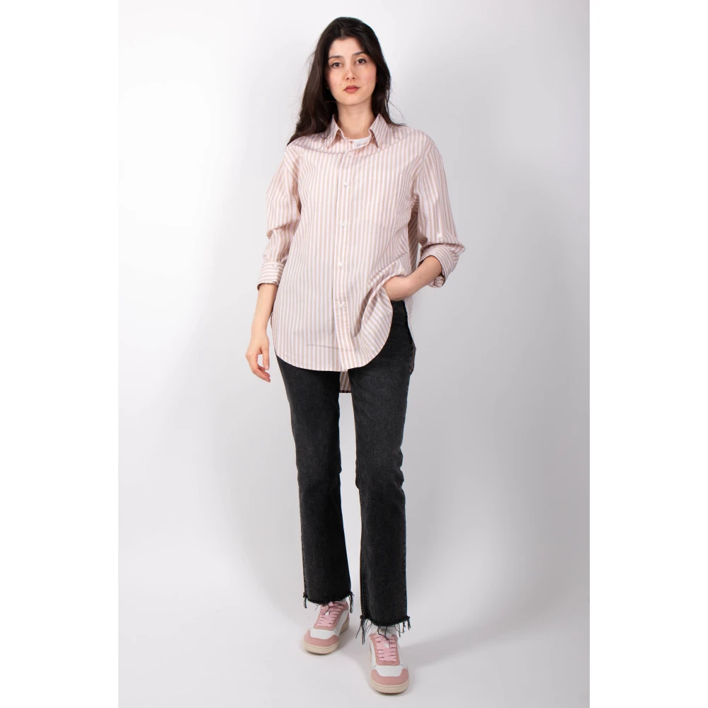Citizens of Humanity Gestreepte Kayla Blouse in Mesa Stijl Pink Dames