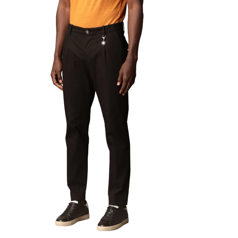 Manuel Ritz Stijlvolle Herenbroek Black Heren