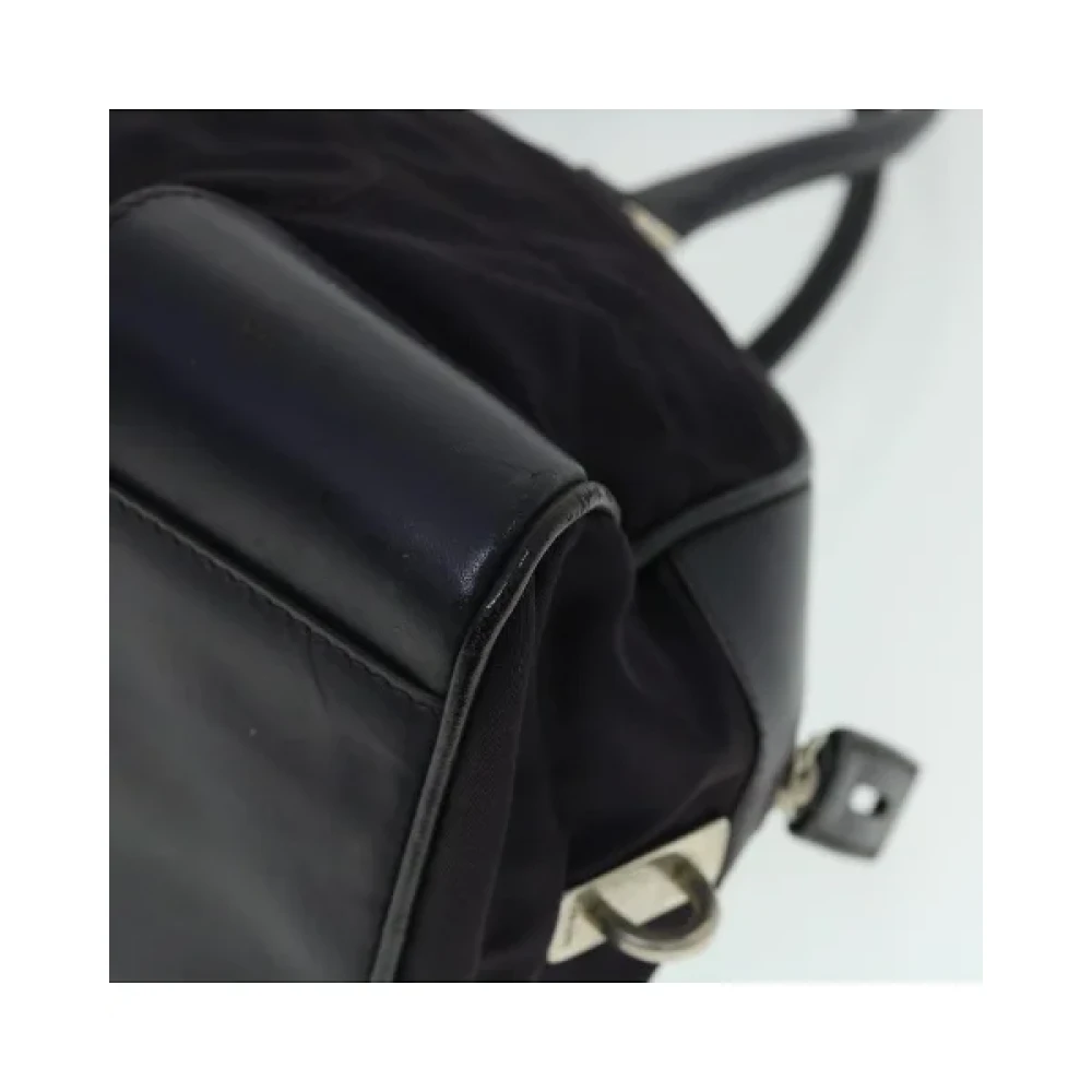 Prada Vintage Pre-owned Nylon prada-bags Black Dames
