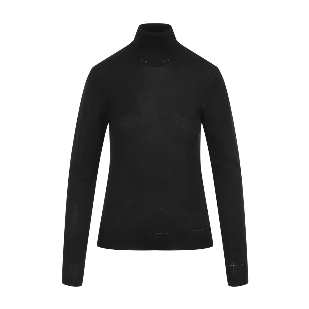 Saint Laurent Turtleneck Trui Black Dames