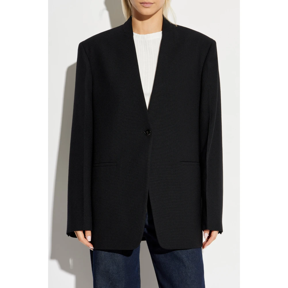 Jil Sander Wollen blazer Black Dames