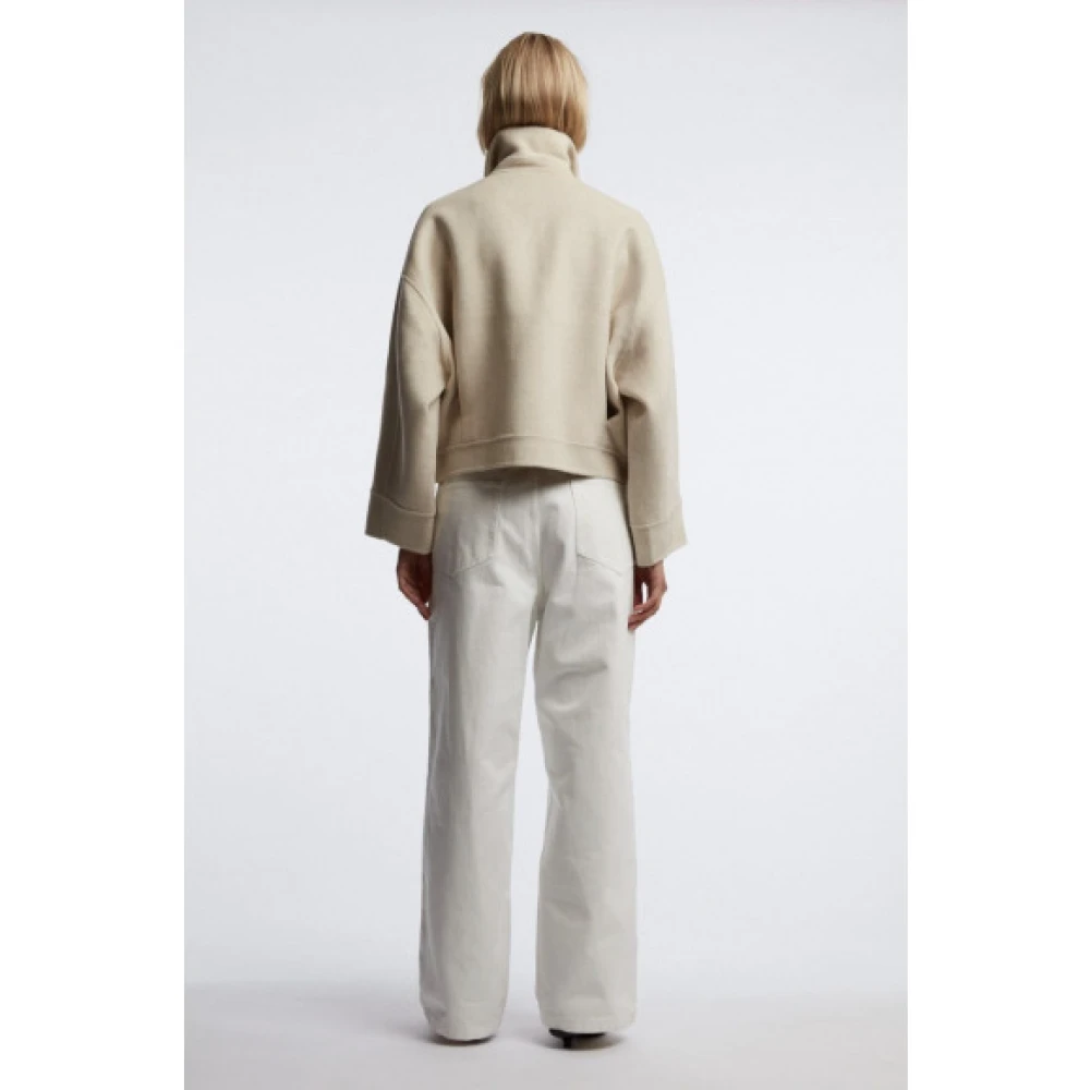 One & Other Stijlvolle wollen jas Beige Dames