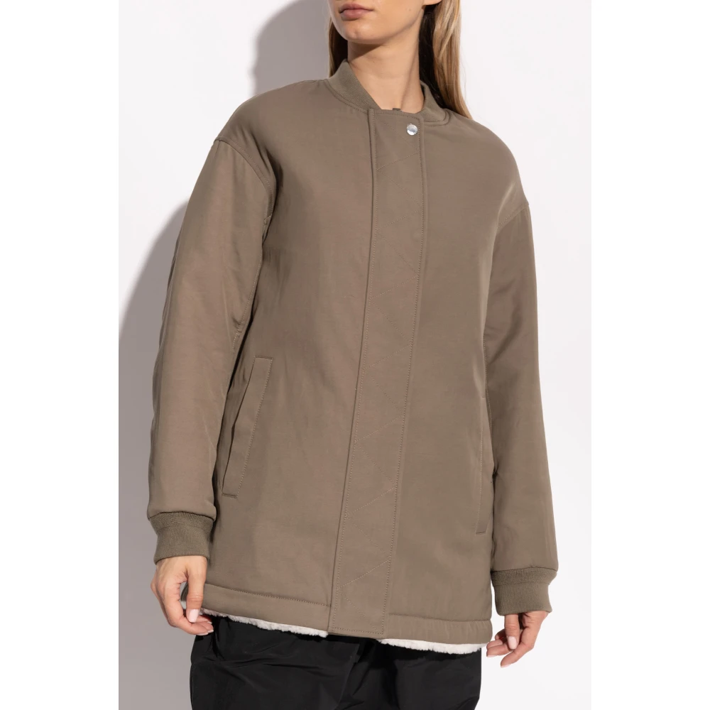 Yves Salomon Omkeerbare jas Brown Dames