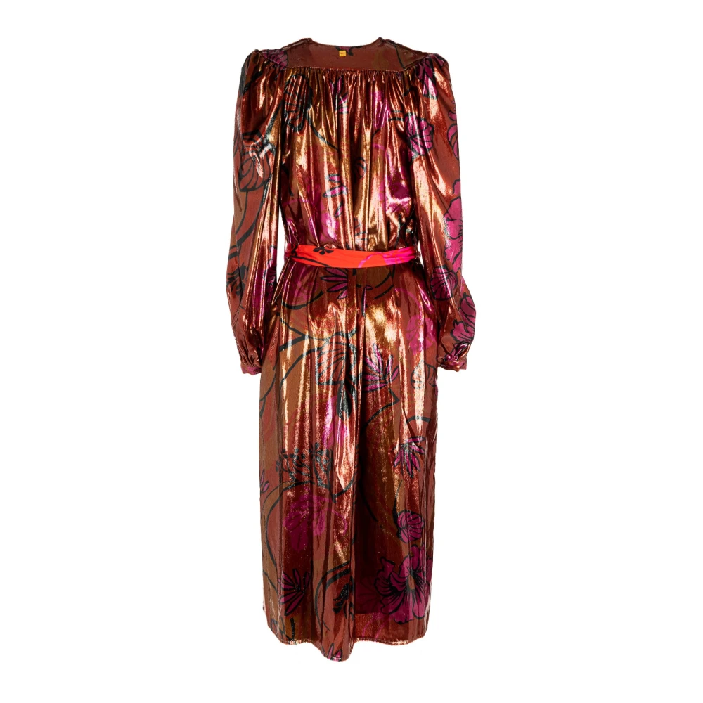 Manila Grace Rode Jurk Damesmode Multicolor Dames