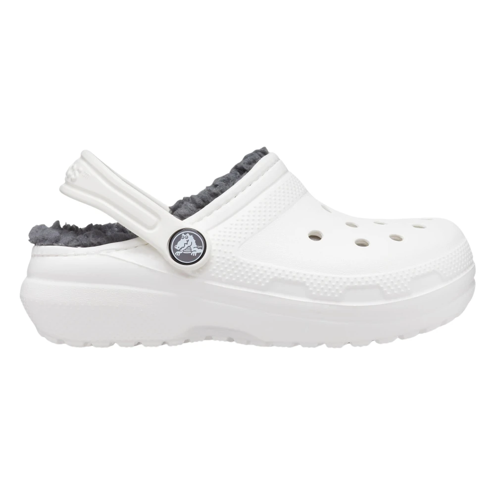 Crocs Unisex Kids White Kids Sandals, 23 Eu, Classic Lined Clog For Kids