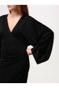 robe-elegante-col-en-v-manches-longues