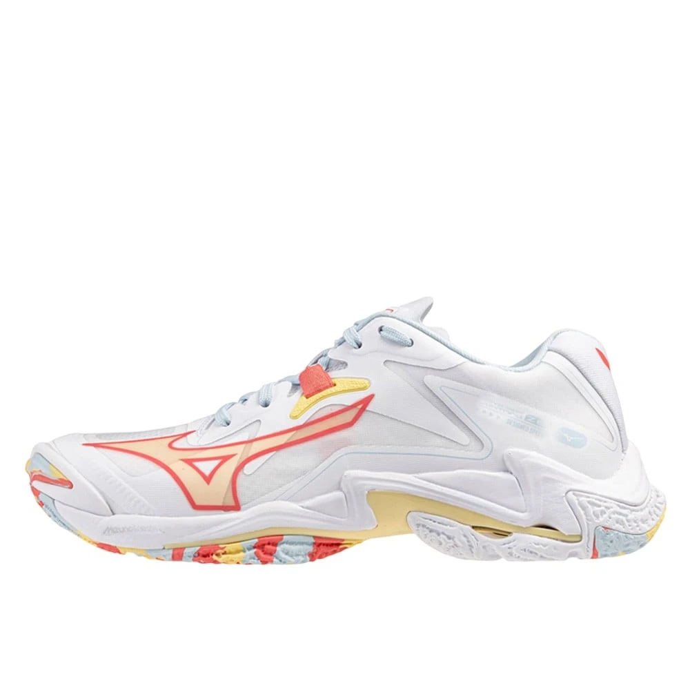 Mizuno White Trainers, Female, 10 Uk, Wave Lightning Z8