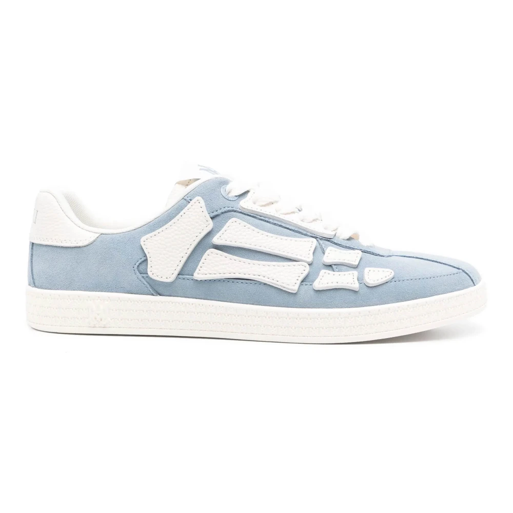 Amiri Men's Blue Sneakers, 6 Uk, Pacific Bones Sneaker