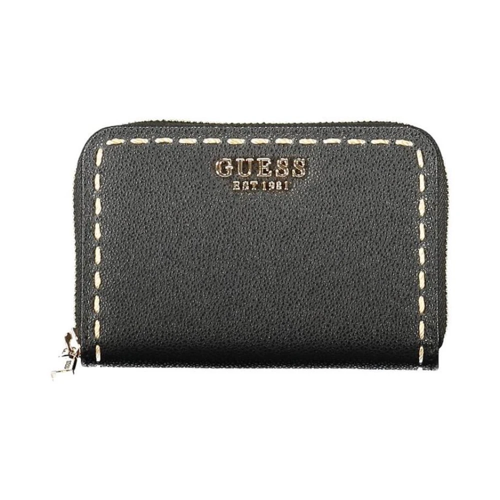 Guess Women's Black Stylish Wallet With Multiple Card Slots