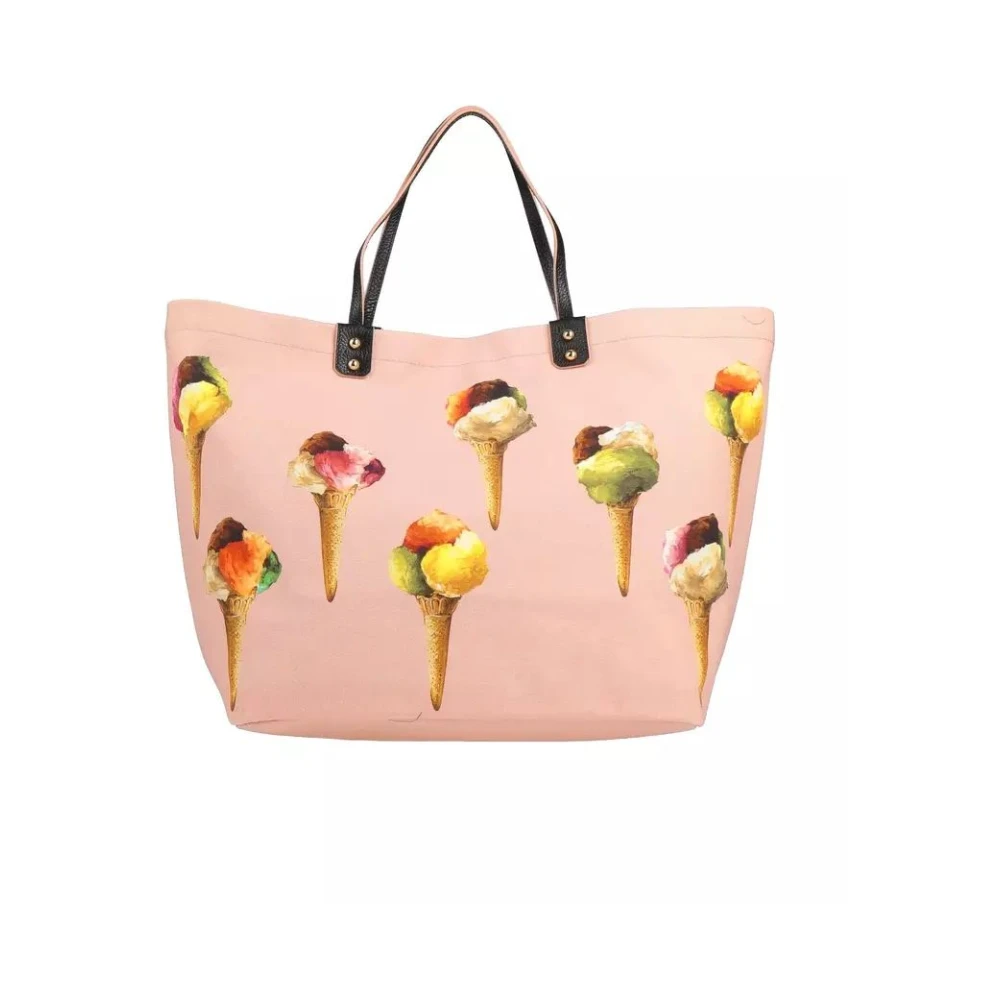 Dolce & Gabbana Tote Bags Pink Heren