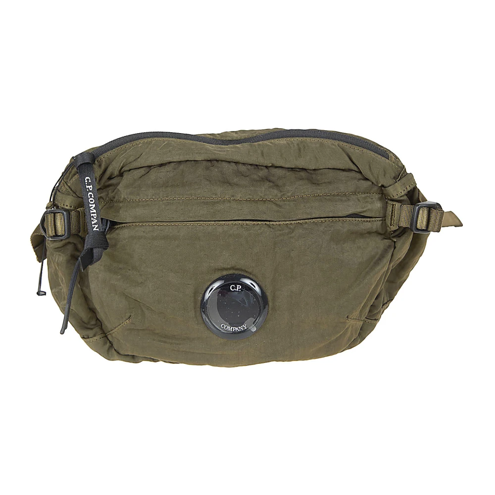 C.p. Company Men's Green Nylon B Waistbag - Bum Bags - One Size - Bags