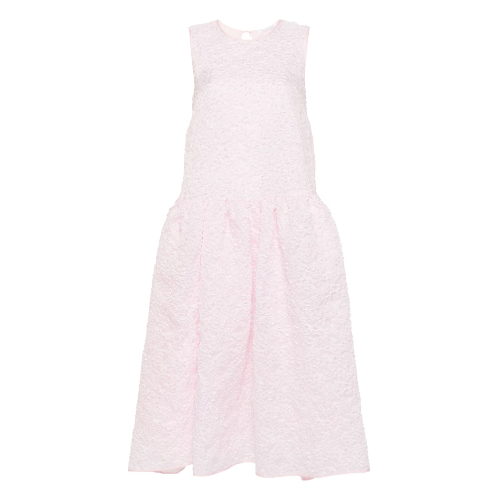 Cecilie Bahnsen Rose Water Sleeveless Dress Pink Dames