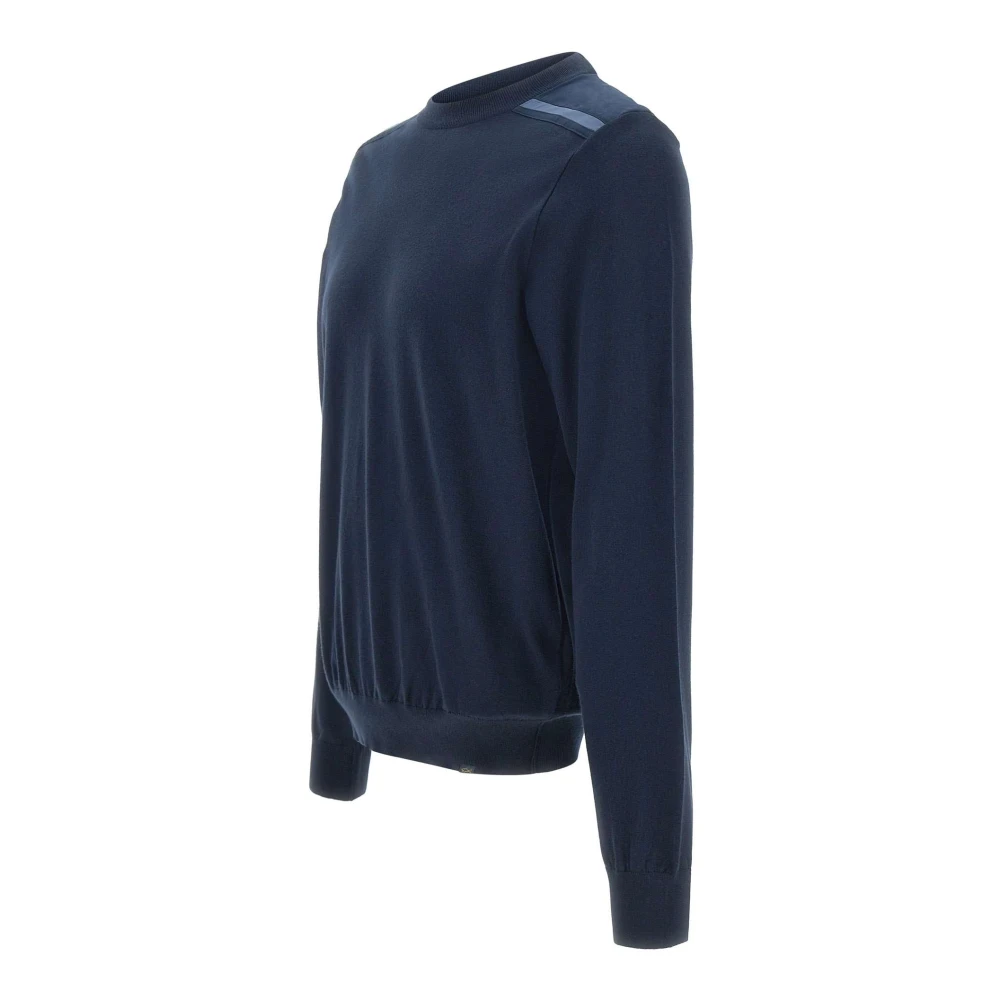 PAUL & SHARK Navy Blue Sweater met High Density Technology Blue Heren
