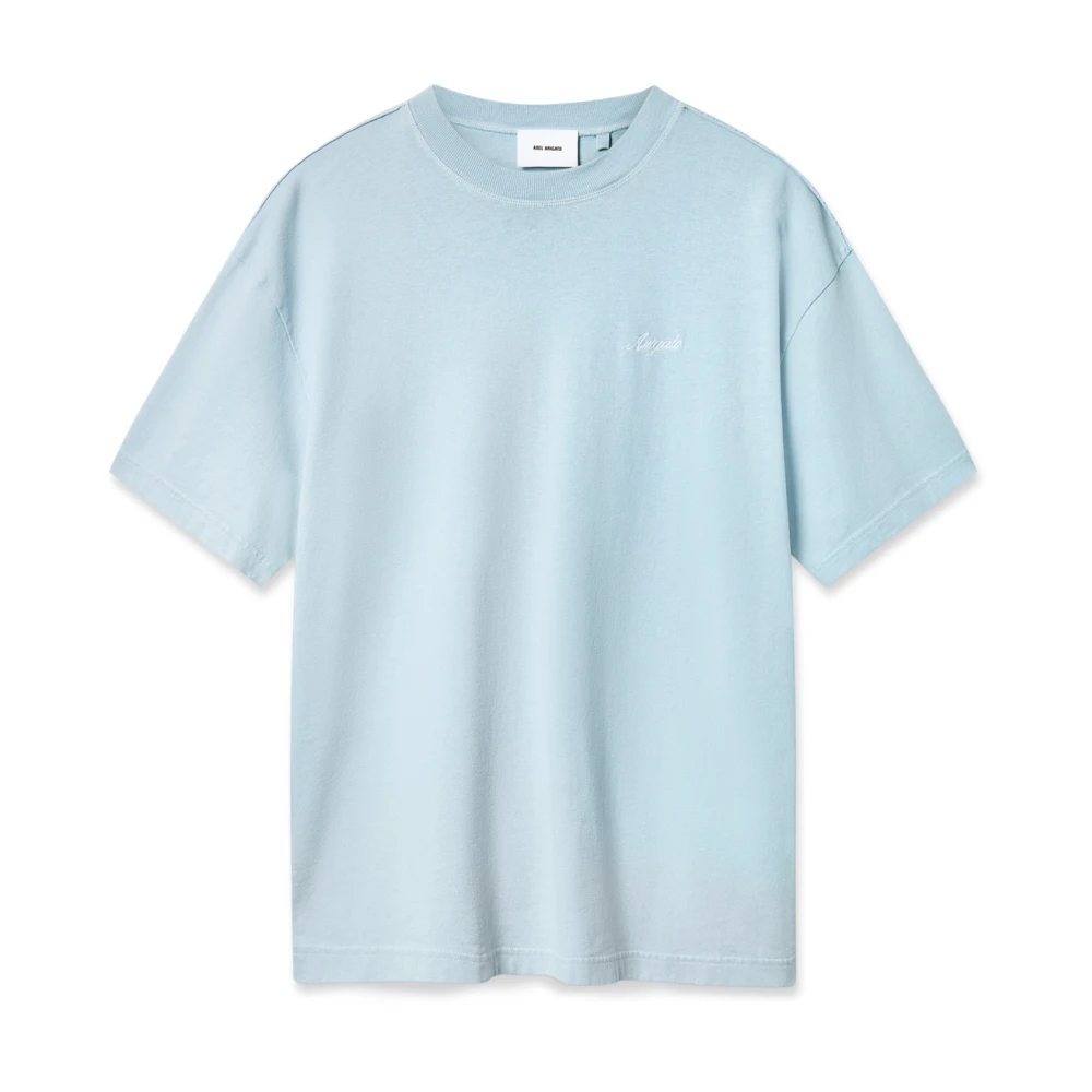 Axel Arigato Men's Blue T-Shirts, S, Honor Washed T-Shirt