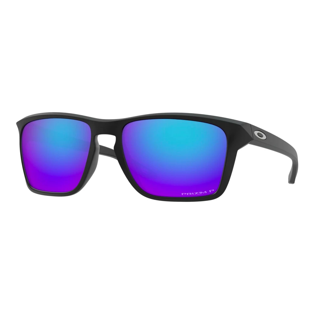 Oakley Men's Black Sunglasses, 57 Mm, Matte Sunglasses With Prizm Sapphire Iridium