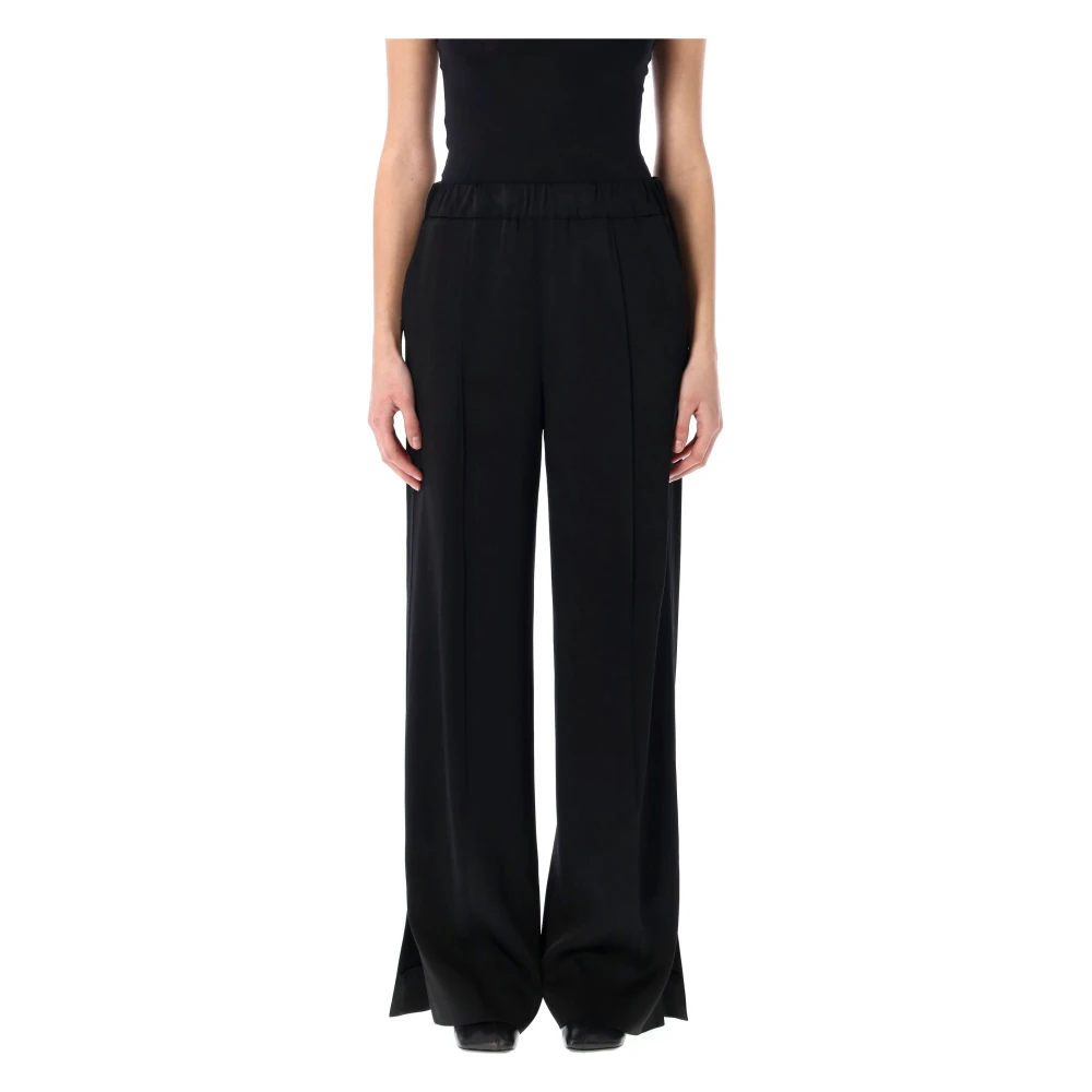 Jil Sander Vloeibare Broek Black Dames