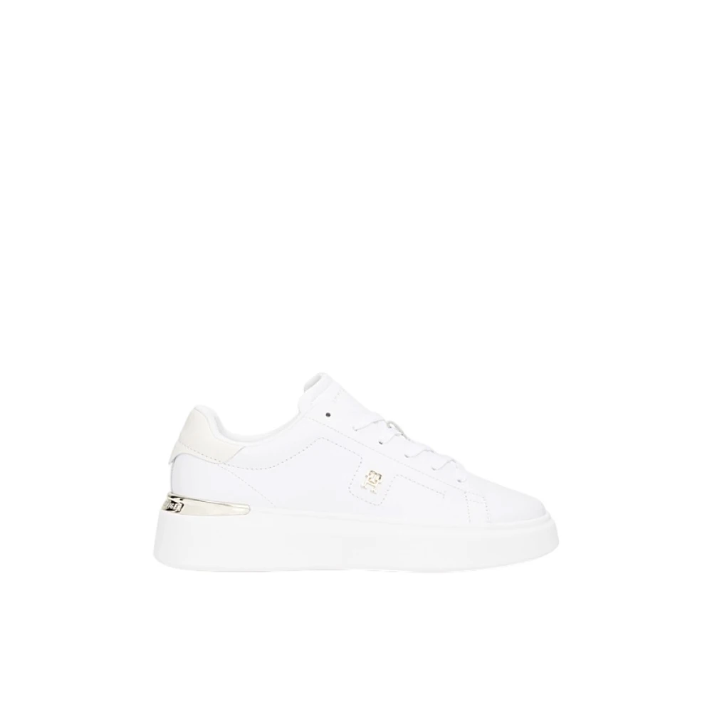 Tommy Jeans Women's White Sneakers With Thick Cupsole