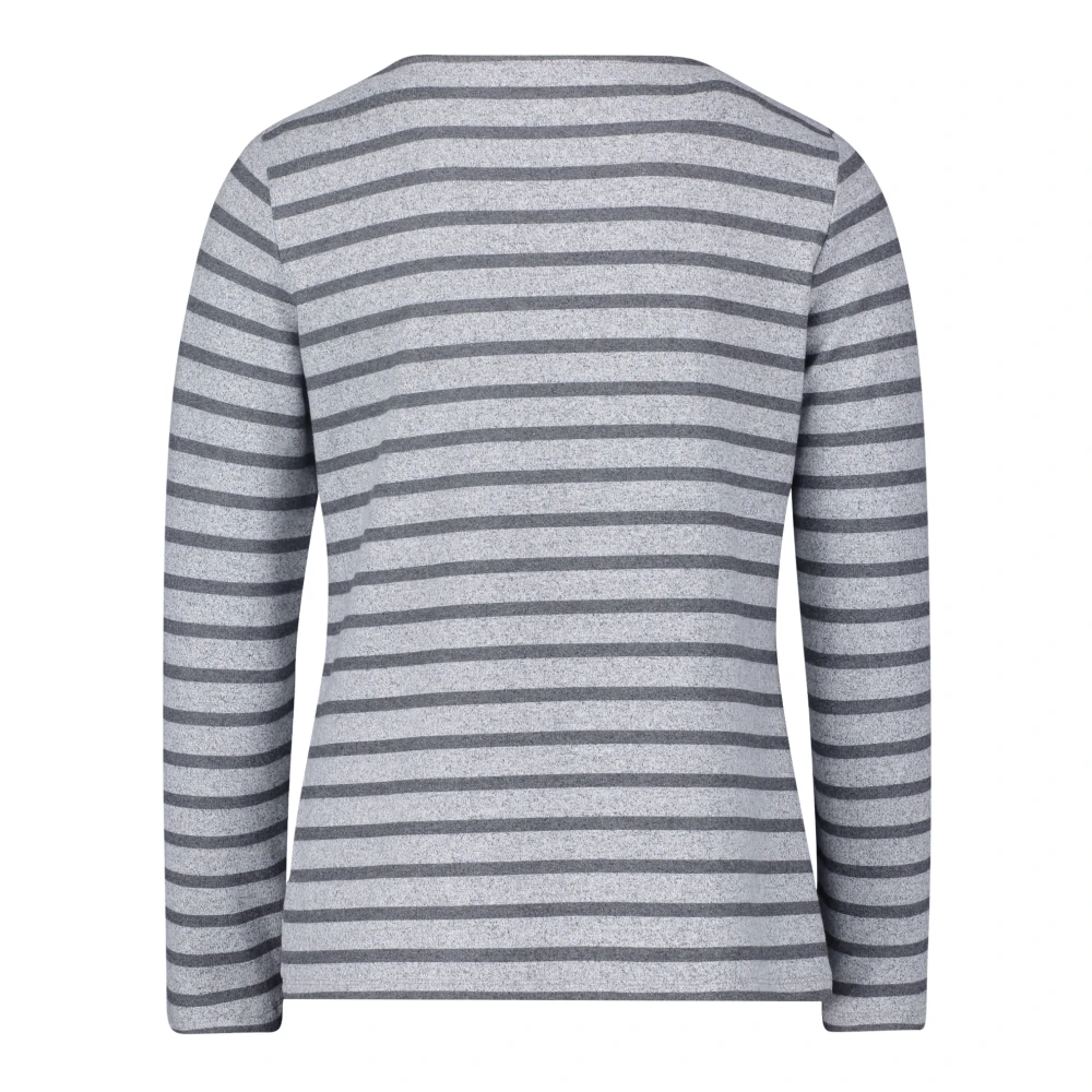 Betty Barclay Gestreept Glittershirt met Dierenprint Multicolor Dames