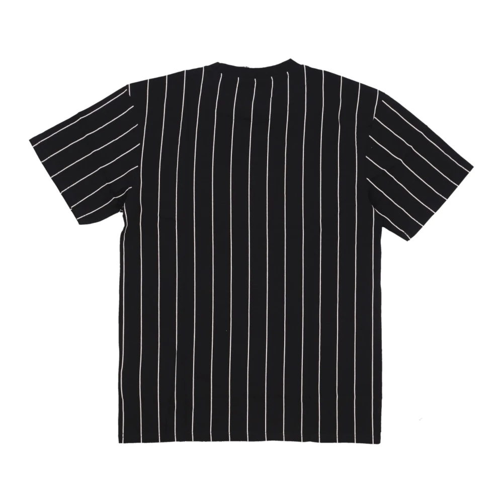 Karl Kani Gestreept Crew Neck T-shirt Black Heren