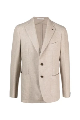 Beige Kavaj i Ullmix