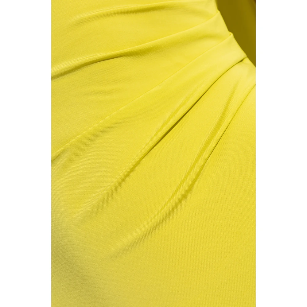 Stella Mccartney Korte jurk met aansluitende pasvorm Green Dames