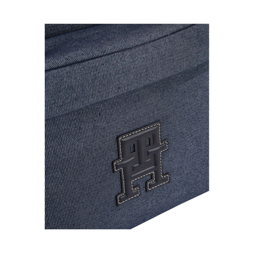 Tommy Hilfiger Blauwe Monogram Rugzak Blue Heren