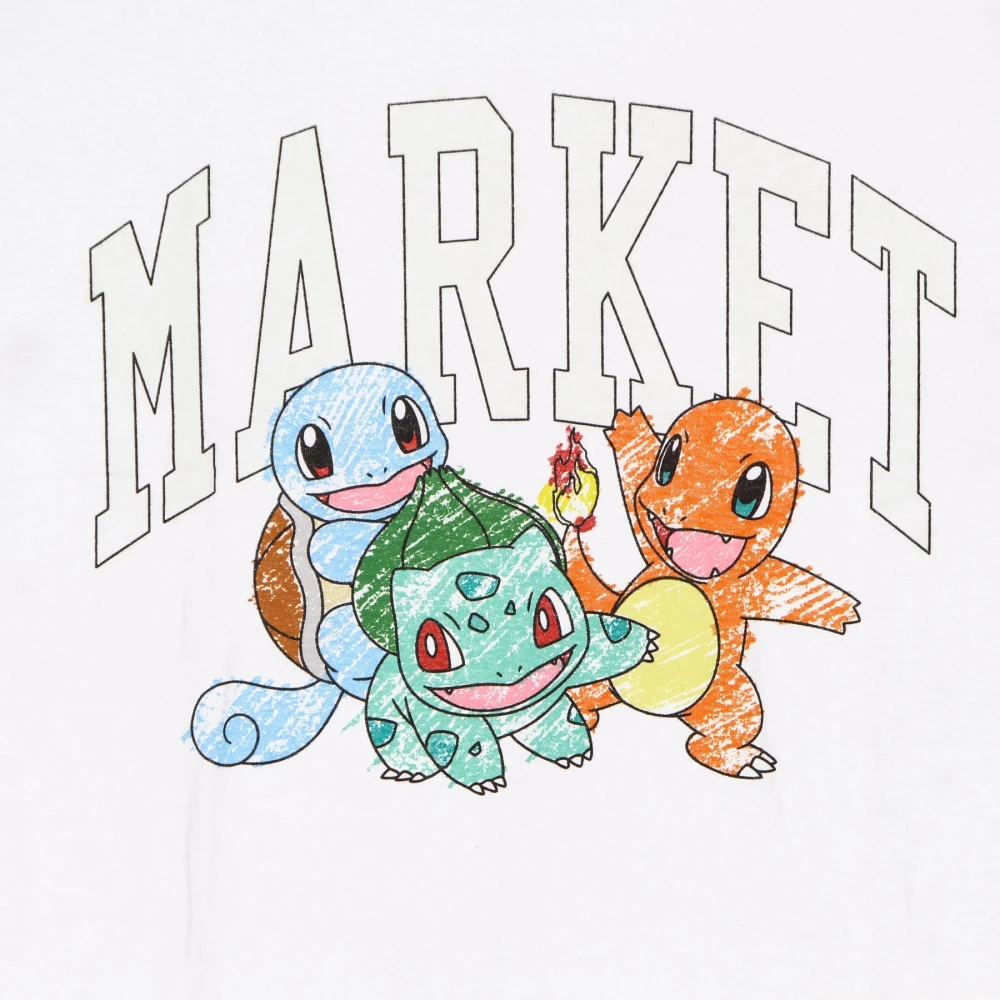 Market Pokemon UV Tee White T-Shirt White Heren