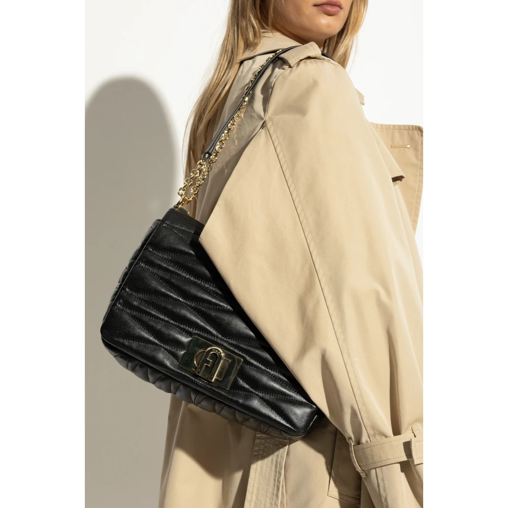 Furla Schoudertas 1927 Medium Black Dames