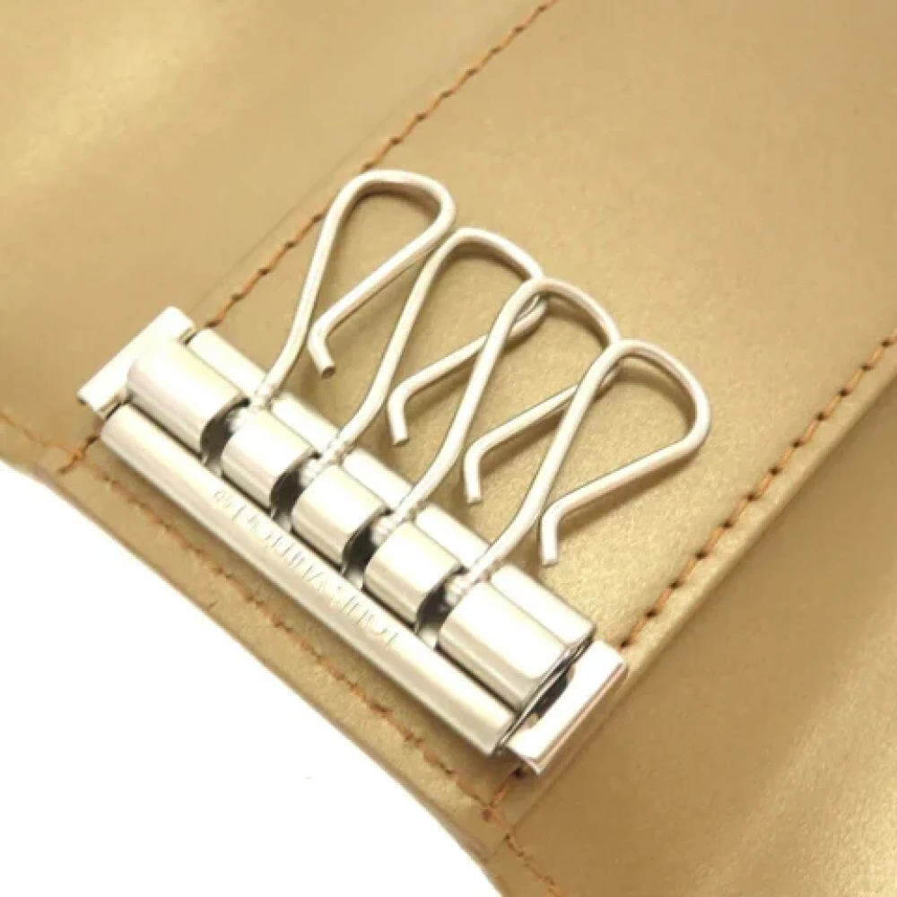 Louis Vuitton Vintage Pre-owned Canvas key-holders Yellow Dames