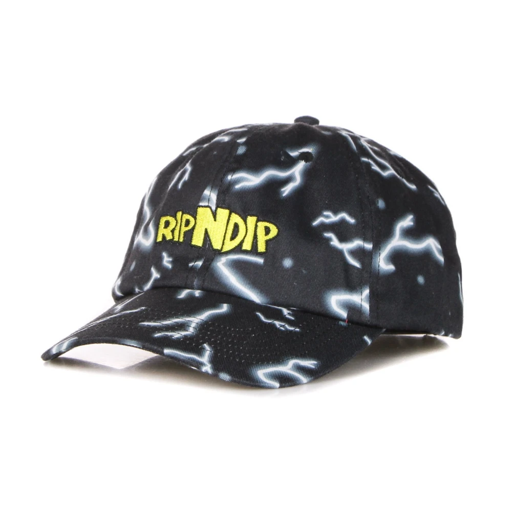 Ripndip Böjd Skärmkeps - Super Sanerm Cap Black, Herr