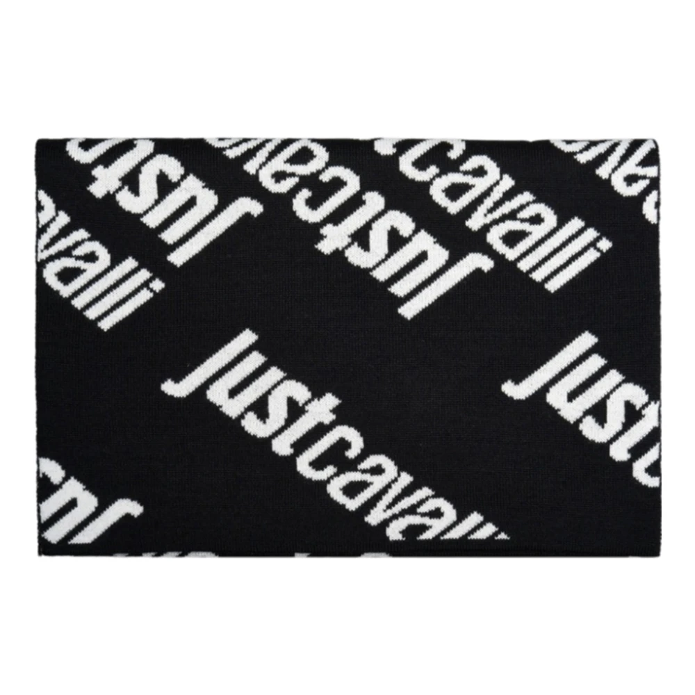 Just Cavalli Multicolor Sjaals Stijlvolle Collectie Black Dames