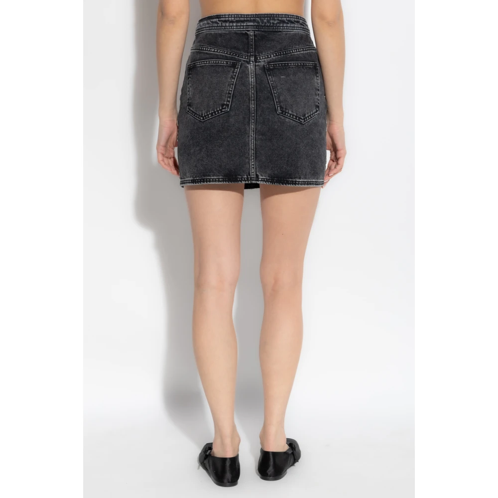 Gestuz Denim rok Zuva Gray Dames