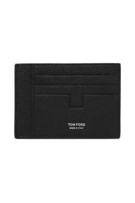Soft Grain Leather T Line Oversize Card Holder