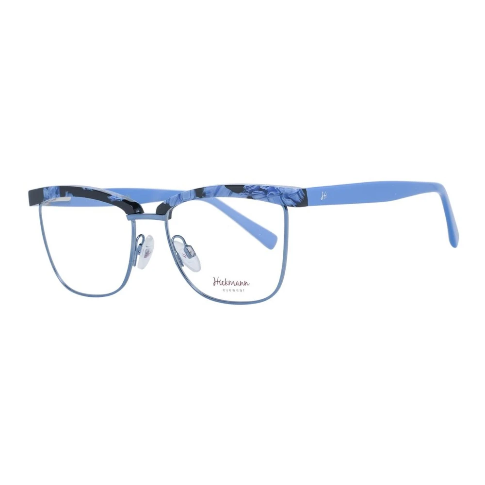 Ana Hickmann Blauwe Vierkante Volledige Rand Optische Monturen Blue Dames