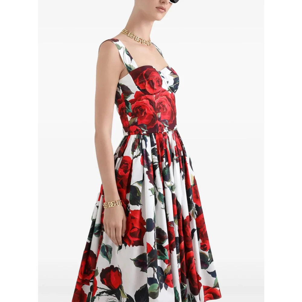 Dolce & Gabbana Elegante Jurk Ha5Kq Multicolor Dames