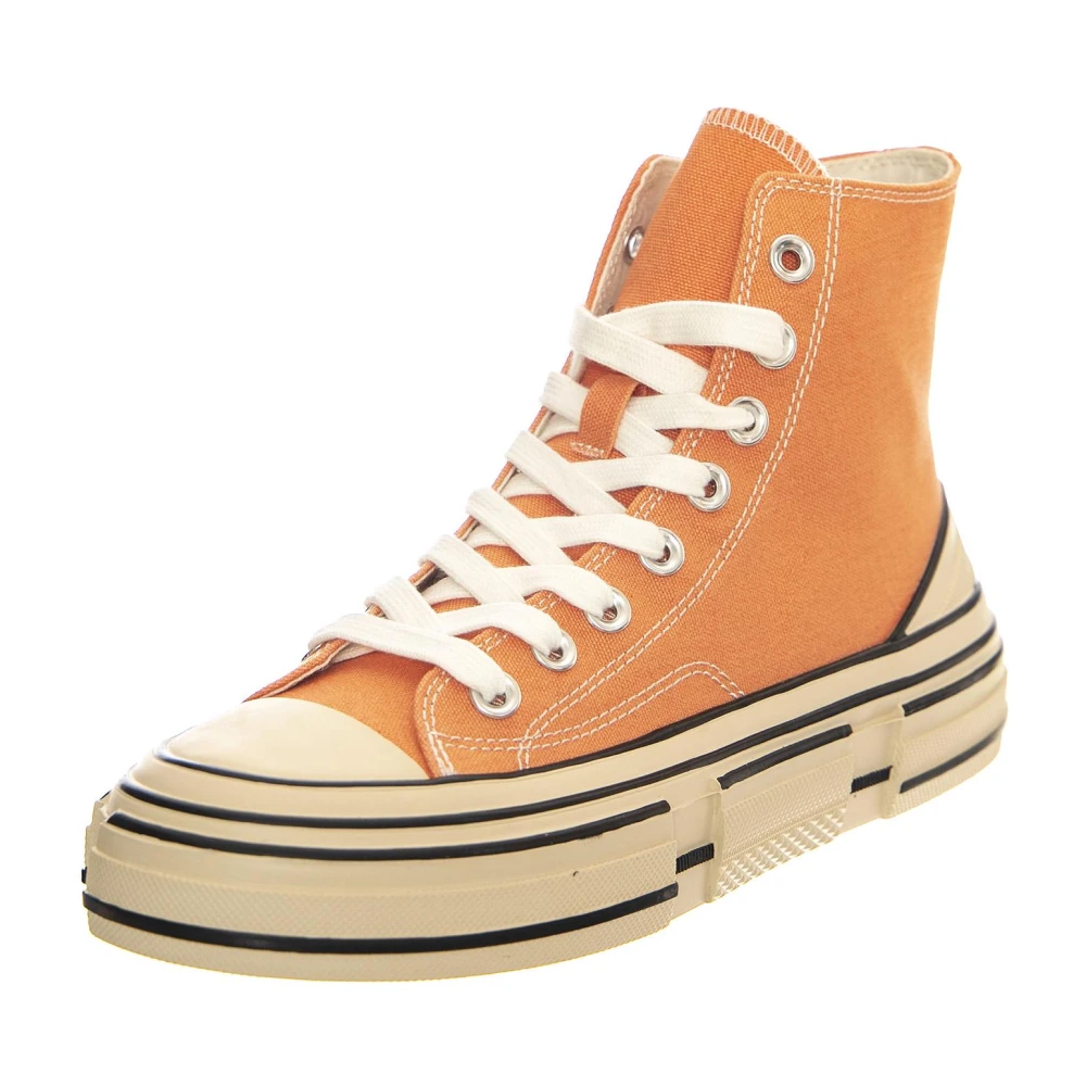 Jeffrey Campbell Hoge Veterschoenen Dames Schoenen Oranje