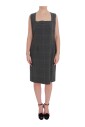 gray-checkered-cotton-blazer-dress-set-suit