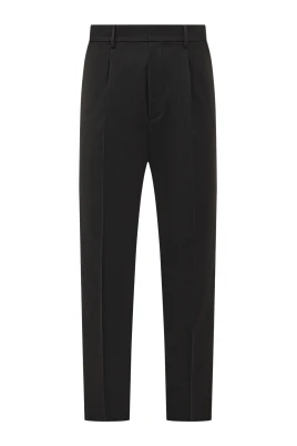 One Pleat Wool Pant