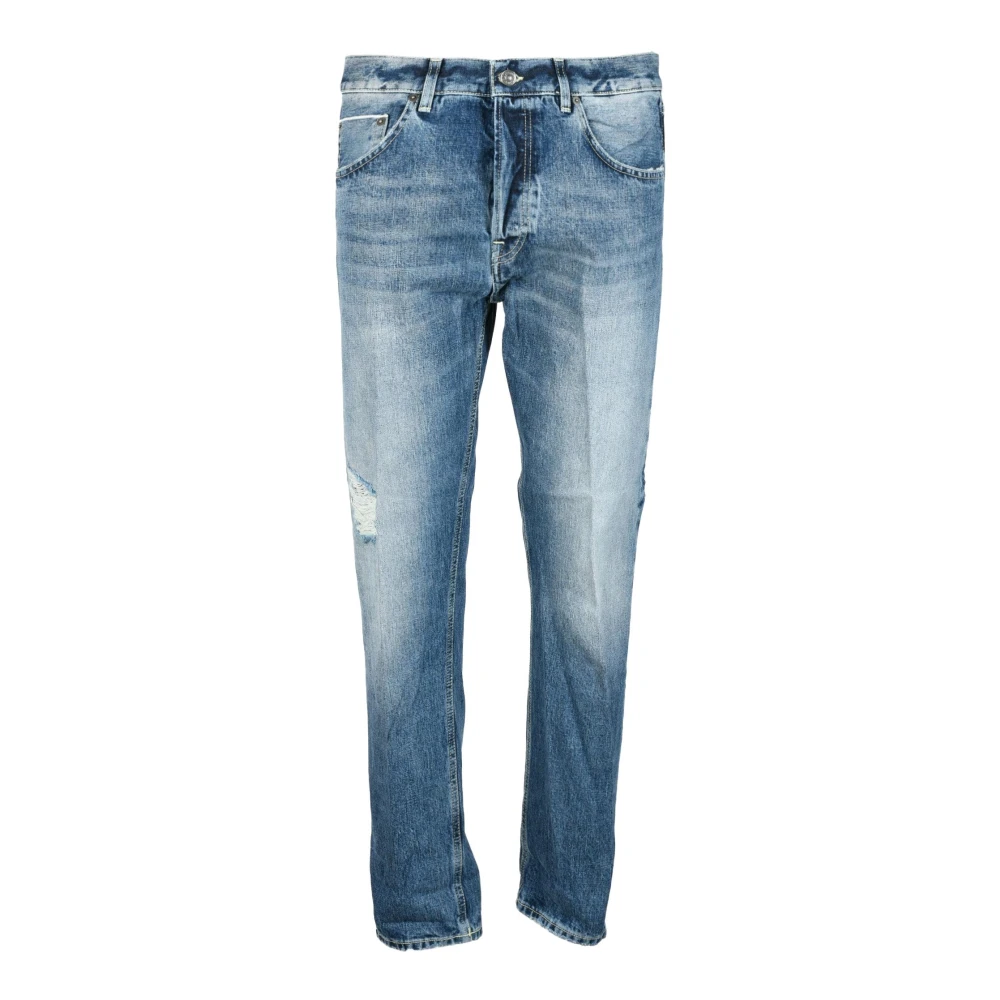 Dondup Icon Japans Selvedge Denim Jeans Blue Heren