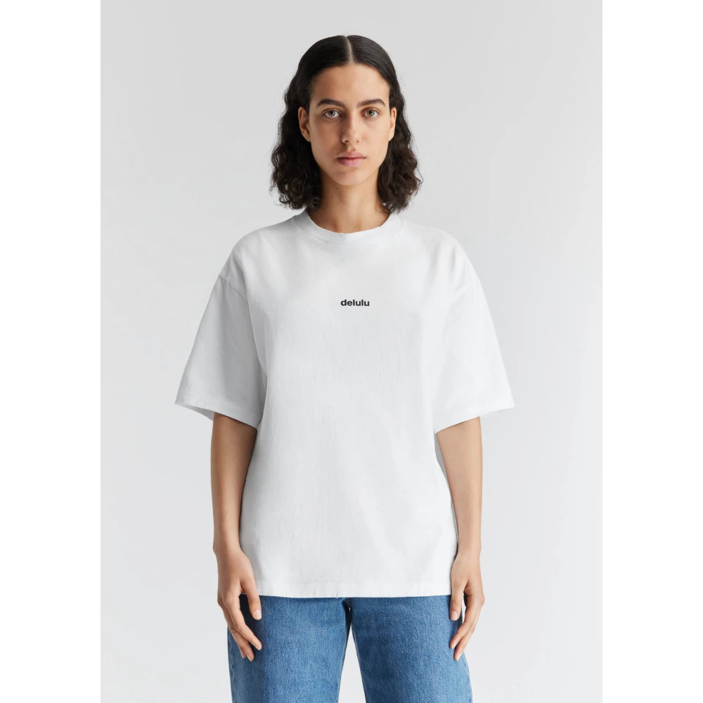 Axel Arigato Delulu Distressed T-Shirt White Dames