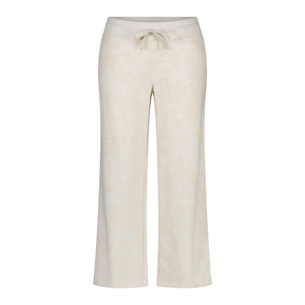 Juvia Gedrukte Sweatpants Zachte Casual Stijl White Dames