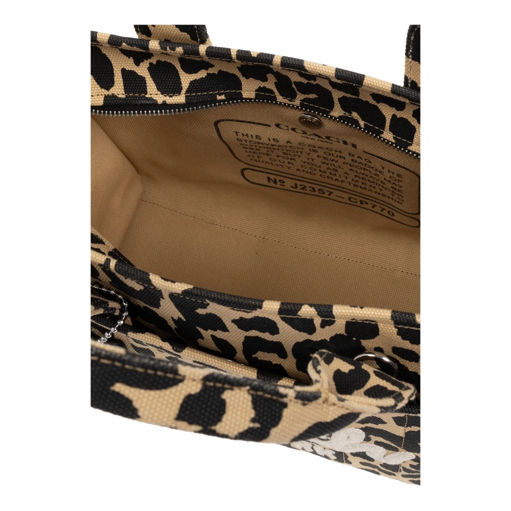 Coach Shopper tas met logo Beige Dames