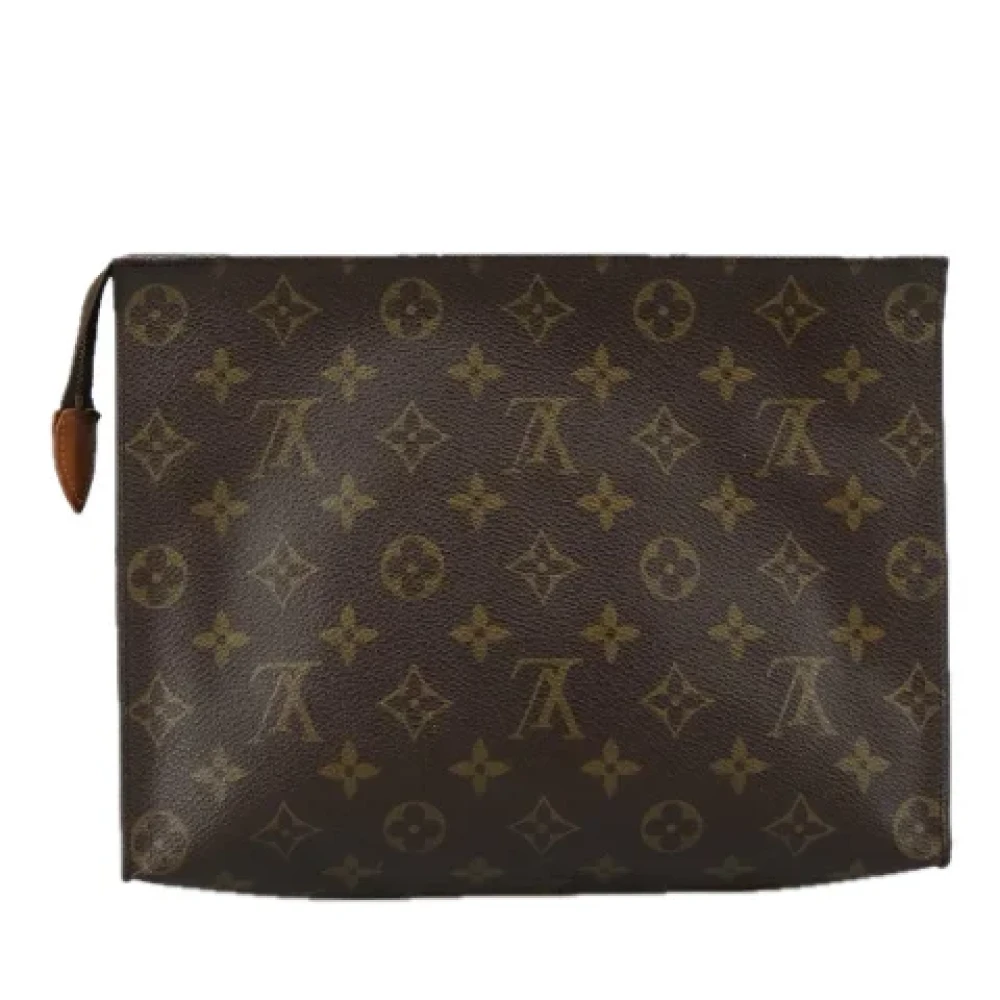 Louis Vuitton Vintage Pre-owned Canvas pouches Brown Dames