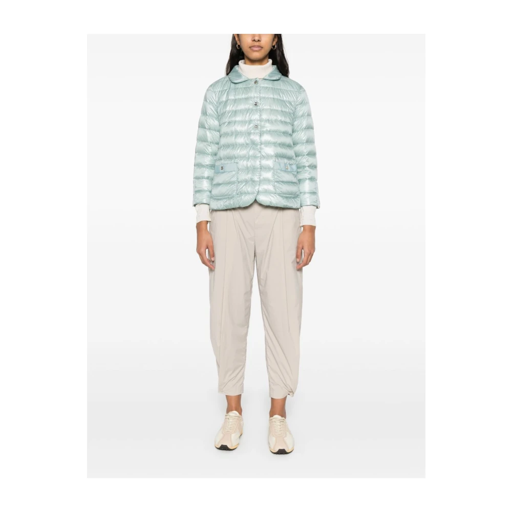 Herno Lichtgewicht nylon stretch broek Beige Dames