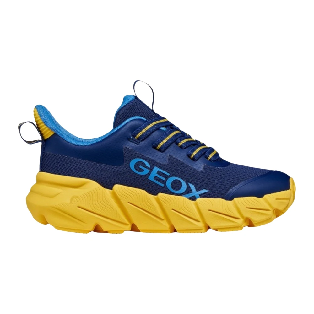 Geox Flexyper Fast Trainers - Unisex - Kids Trainers - Blue - 35 Eu - Kids - Image 3