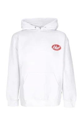 Vit Cereal Killer Hoodie Långärmad