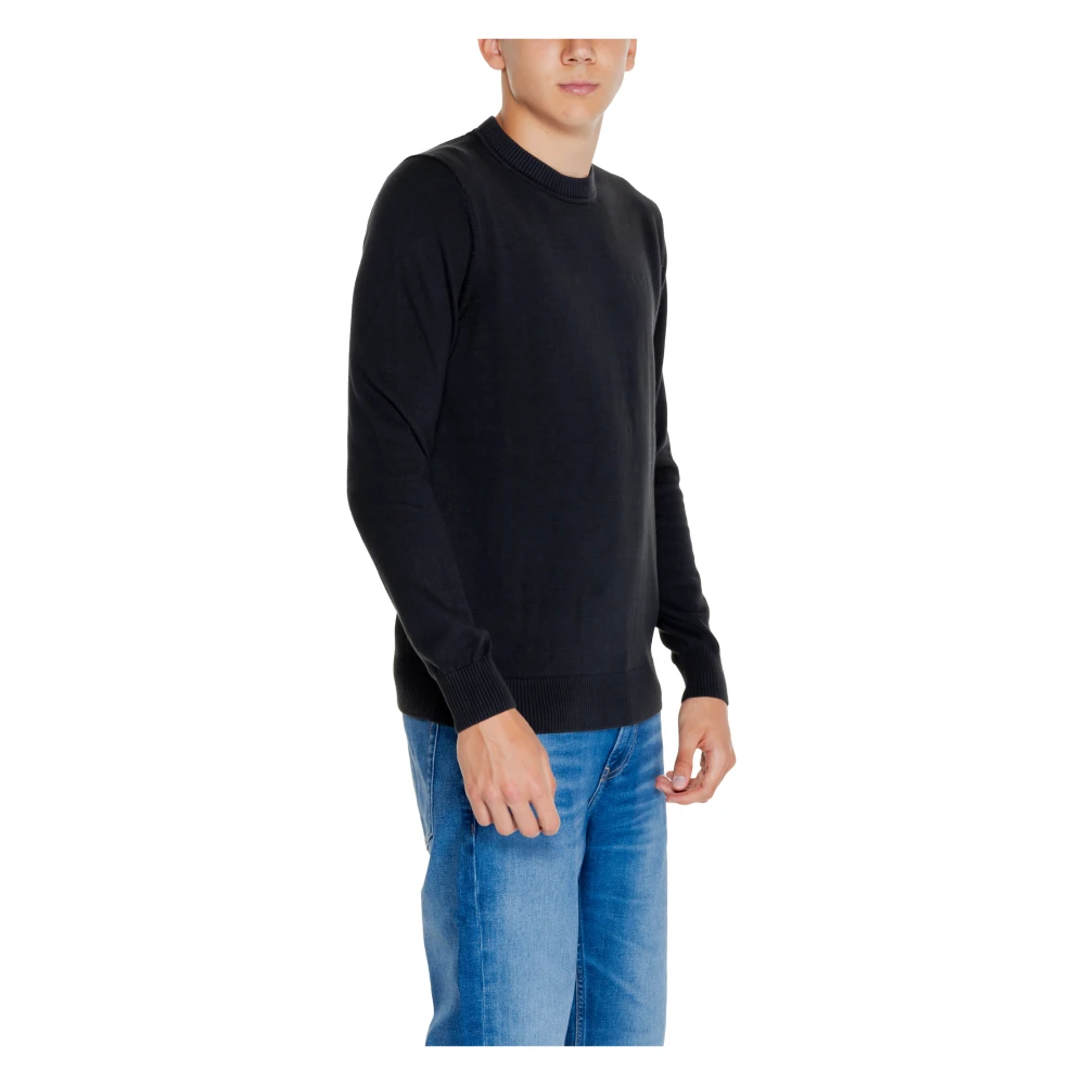 Calvin Klein Jeans Heren Gebreide Kleding Collectie: Herfst Winter Black Heren