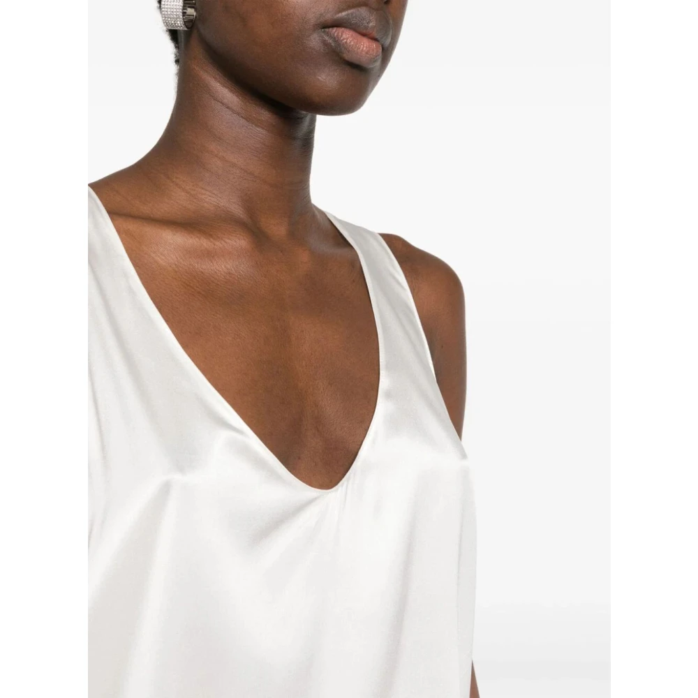 pinko Wit Marzemino Stijlvol Modieus Jurk White Dames