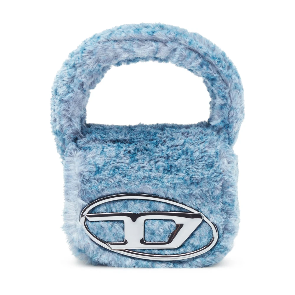 Diesel 1DR Xs Fluffy iconic mini bag Blue Dames